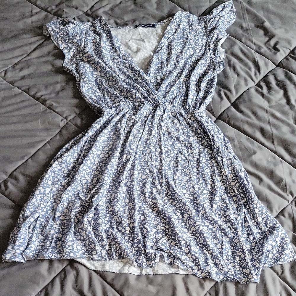 Blue Island Floral Dress